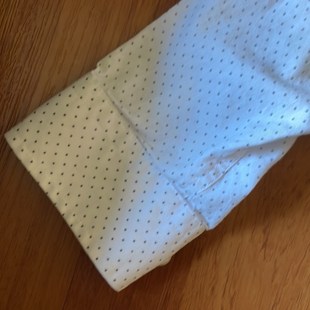 Medium, Express White Button Up With Patterns. - image 4